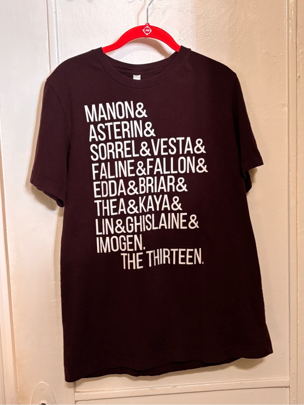 “The Thirteen” - Throne of Glass series - Dark Purple Graphic Tee, Sz L